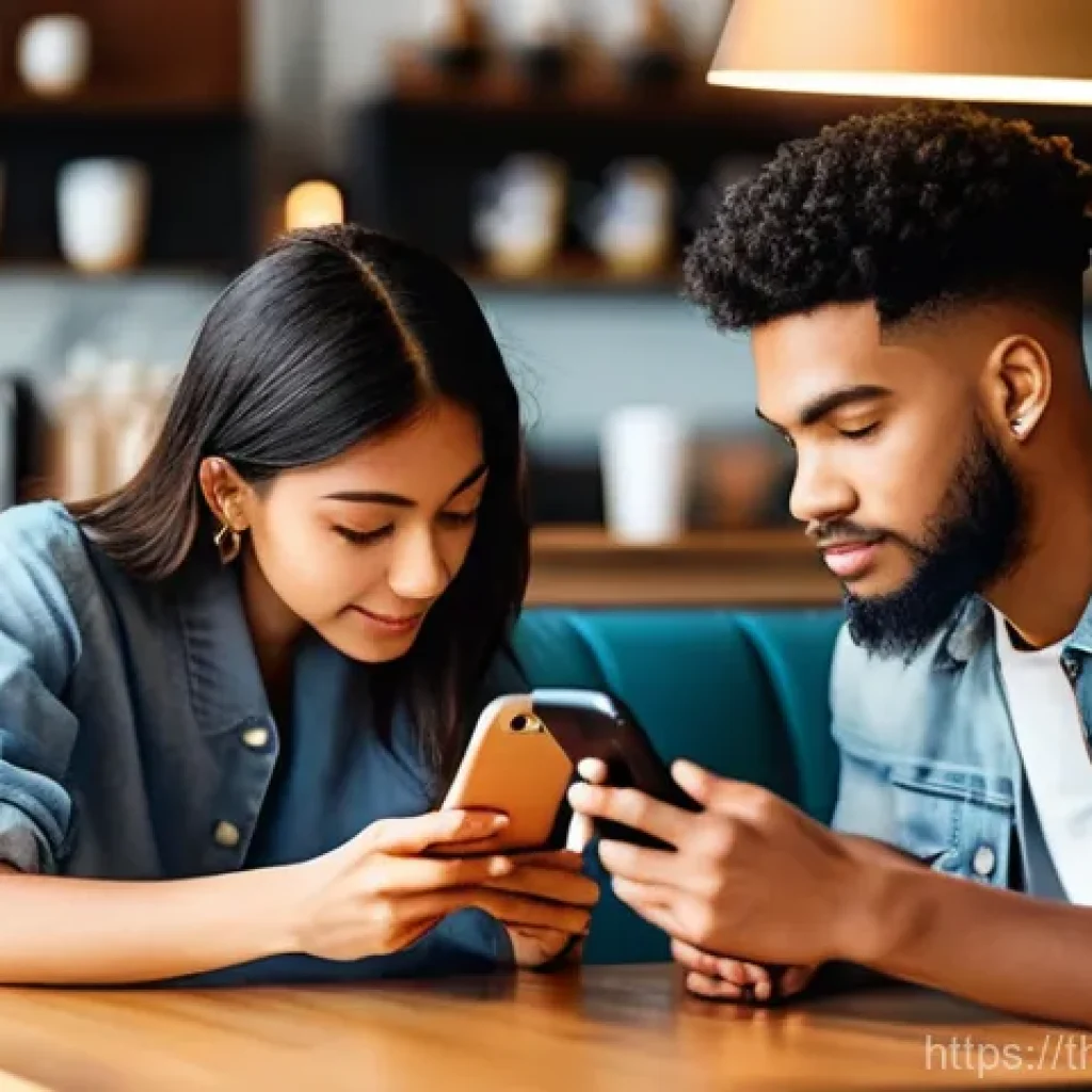 괴짜 경제학의 트렌드 변화에 대한 고찰 - **Prompt:** A diverse group of young adults in a vibrant, modern cafe. Each person is engaged with t...